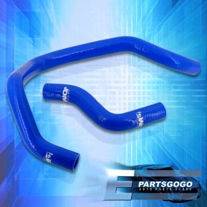 For 92-00 Honda Civic D15 D16 SOHC 2PCS Silicone Radiator Coolant Hose Blue Set - Picture 1 of 2