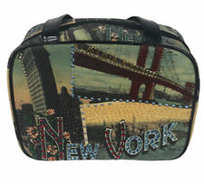 Paradox New York Cosmetic Purse Travel Bag Compartments 11”X8”