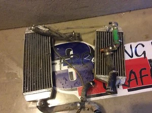 2006 Kawasaki KX450f KX 450f Oversized Left Right Radiators Hoses - Foto 1 di 6