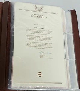 Lot Of 29 First Day Issue FDC Golden Replicas Of United States Stamps Book - Picture 1 of 12