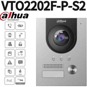 Dahua VTO2202F-P-S2 Villa Door 2-wire IP Station Outdoor Video Intercom Original - Picture 1 of 8