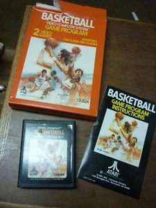 ATARI 1981 BASKETBALL  VIDEO GAME CX2624  - Picture 1 of 3