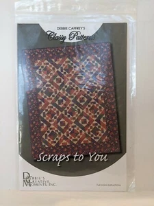 Scraps to You Debbie Caffrey's Classy Quilt Patterns 65 x 81 Twin Size - Picture 1 of 2