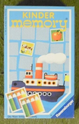 Spiel : Kinder Memory , Ravensburger Nr 003563 , 2-8 Spieler , 4-8 Jahre , 1992 - Bild 1 von 4