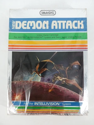 Intellivision IMagic New Demon Attack Video Game 1982 Factory Sealed Read - Image 1 of 4