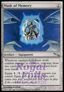 Mask of Memory 1x FOIL MDN MTG Mirrodin Uncommon MINT artifact - Picture 1 of 1