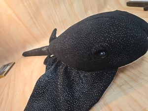 Build A Bear Cownose Sparkle Stingray Plush Black BAB 10”-20” Stuffed Animal - Picture 1 of 11