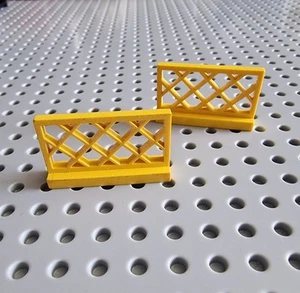 Lego Zaun Gitter Absperrung Gelb 2 Stück City System 3185 A114 - Bild 1 von 1