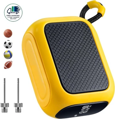 Bomba de balón eléctrica portátil: inflado ultrarrápido, con pantalla LCD - image 1 of 4