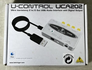 Behringer U-Control UCA202 2 In 2 Out USB Audio Interface W/ Digital Output A1 - Picture 1 of 8