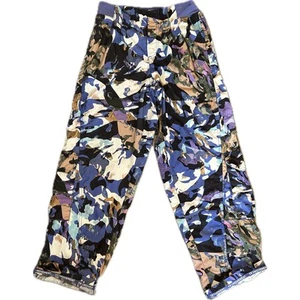 Free People Movement Cargo Pants, Colorful Camo Pattern, Indie Vanguard Style, M - Picture 1 of 10