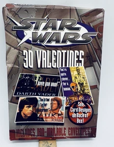 Star Wars 30 Tarjetas de San Valentín con Sobres NUEVO NOS Fiesta Escolar De Colección - Imagen 1 de 4