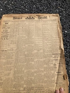 Record Herald Bound Newspaper 1911 Sept-Dec 26 Hanover PA Gettysburg Emmitsburg - Picture 1 of 12