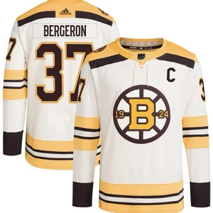 Camiseta Adidas Boston Bruins 100 Aniversario Patrice Bergeron #37 Talla 56 IM8290 - Imagen 1 de 9