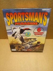 Sportsman's Paradise - PC Big Box CD-ROM, 1996 - Windows 95, New, cd sealed - Picture 1 of 9