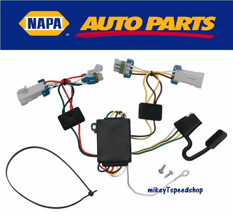 07-10 AURA REMOLQUE ENGANCHE ARNÉS DE CABLEADO CONECTOR EN T ADAPTADOR DE REMOLQUE ENCHUFE DE 4 VÍAS Foto 1 de 1