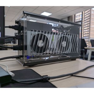 External GPU Dock Graphics Card Dock + USB4 Cable +Bracket for Thunderbolt 4 & 3