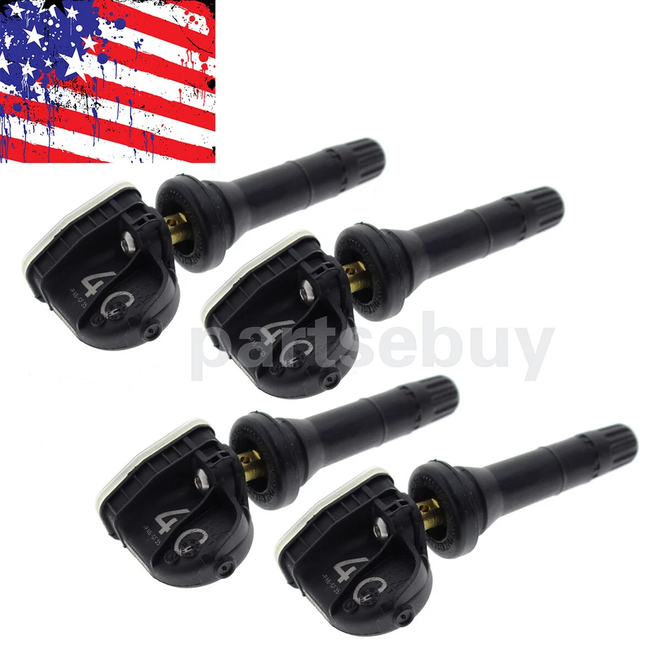 Sensores de presión de neumáticos TPMS 13516165 433 MHz 4 piezas para CHEVY GMC Terrain Yukon XL Foto 1 de 4