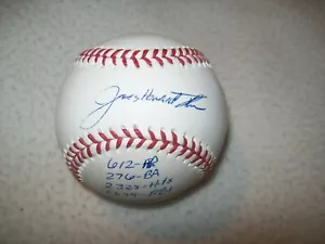 JIM HOWARD THOME INSCRIBED 10X AUTOGRAPHED MLB BASEBALL WHITE SOX INDIANS JSA  - Picture 1 of 8