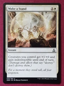 Magic The Gathering Juramento del Gatewatch Hacer un Soporte Tarjeta Blanca Magic The Gathering - Imagen 1 de 2