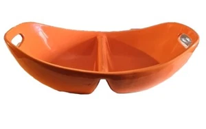 Rachel Ray Orange 14" Divided Bowl Serveware - Picture 1 of 3