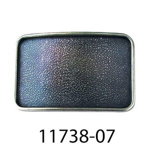 3X TANDY LEATHER FACTORY Ranchero Belt Buckle Blank 11738-07 Antique Nickel NEW - Picture 1 of 1