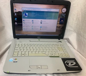 Vintage Acer Aspire 5310 15.4 inch Laptop Notebook Intel 1.6 Ghz 1 GB Ram - Afbeelding 1 van 13