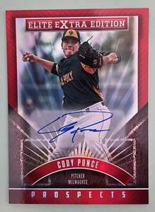 2015 Panini Elite Extra Edition - Prospects Autographs #56 Cody Ponce RC