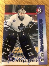 1995-96 St John’s MapleLeafs (AHL) Marcel Cousineau Signed
