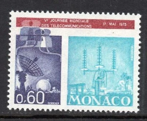 MONACO MNH 1973 SG1084 5th World Telecommunications Day - Picture 1 of 1