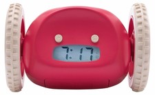 Clocky Alarm Clock on Wheels Raspberry New
