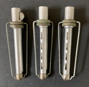 Vintage Antique Aluminum Perm Rods Hair Rollers Curlers Clamp WAND 1930's - Picture 1 of 7