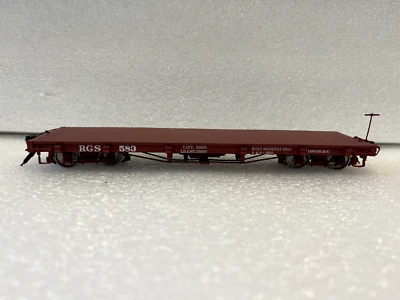 Accucraft trains On3 Flat Car RGS  - Image 1 of 4