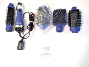 Hot Tools Pro Signature Blowout Brush Ultimate 4 pc TOOLS 5 pc total Purple-used - Picture 1 of 14