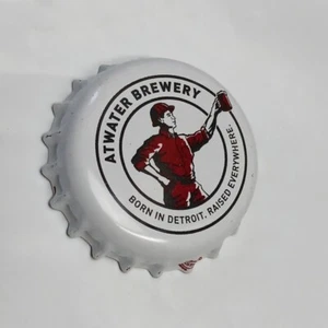 Atwater Brewery Bottle Cap Detroit MI Craft Beer Crown Raised Everywhere Collect - Picture 1 of 6