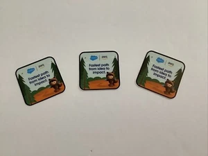 Lot Of 3 Salesforce Astro AWS Decal Sticker New 2x2 For Laptop Phone Luggage - Picture 1 of 4