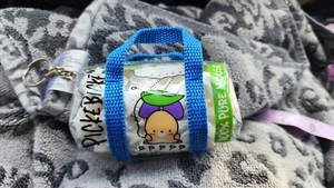 Sanrio RARE 1994/1996 Vintage Picke Bicke Mouse Vinyl Keychain Mini Zip Purse - Picture 1 of 12