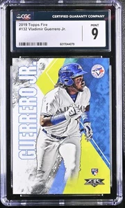 2019 Topps Fire Vladimir Guerrero Jr. RC Rookie Toronto Blue Jays - CGC 9 MINT - Picture 1 of 2