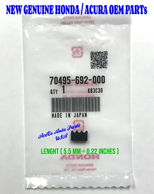 GENUINE HONDA ACCORD CIVIC ELEMENT PILOT S2000 Prelude FUEL GAS LID DOOR CUSHION Foto 1 de 4