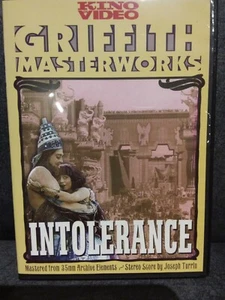 INTOLERANCE DVD D W GRIFFITH GENUINE RELEASE REGION 4 RARE AS NEW SILENT MOVIE - Picture 1 of 6
