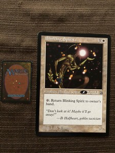MTG ARENA 1998 PROMO BLINKING SPIRIT  WINTER SEASON 6x9  JUMBO CARD