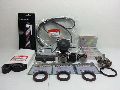 GENUINE TIMING BELT + COMPLETE  W/PLUGS & WATER PUMP KIT FOR HONDA PILOT V6 #04 Foto 1 de 4