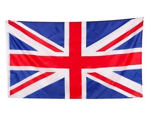 British Union Jack England Flag 5ft x 3ft With Eyelets Grommets - Picture 1 of 1