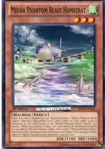 3 X YU-GI-OH MECHA PHANTOM BEAST HAMSTRAT 1ST ED MOSAIC RARE NM/MINT BP02-EN124 - Picture 1 of 1
