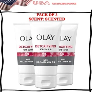 Facial Cleanser Regenerist, Detoxifying Pore Scrub & Exfoliator 5 Oz (Pack of 3) - Picture 1 of 10