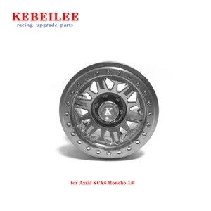 KEBEILEE CNC2.9'' Alu Upgrade BeadLock Wheel For Axial SCX6 Trail Honcho1/6 1pcs - Picture 1 of 25