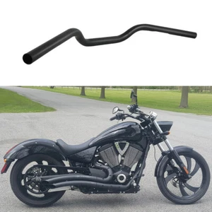 Motorcycle 1" 25mm Handlebars Drag Bars Black For Victory Vegas 8 Ball 2003-2017 - Picture 1 of 9