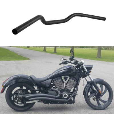 Motorcycle 1" 25mm Handlebars Drag Bars Black For Victory Vegas 8 Ball 2003-2017 - Image 1 of 4