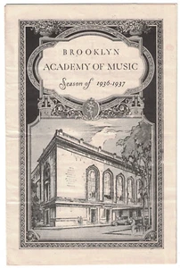 Ezio Pinza Samson Et Delila Program, Metropolitan Opera at BAM Jan 12, 1937 - Picture 1 of 2