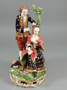 Antigua figura Derby corte peluquero, principios del siglo XIX, rara. - Imagen 1 de 18